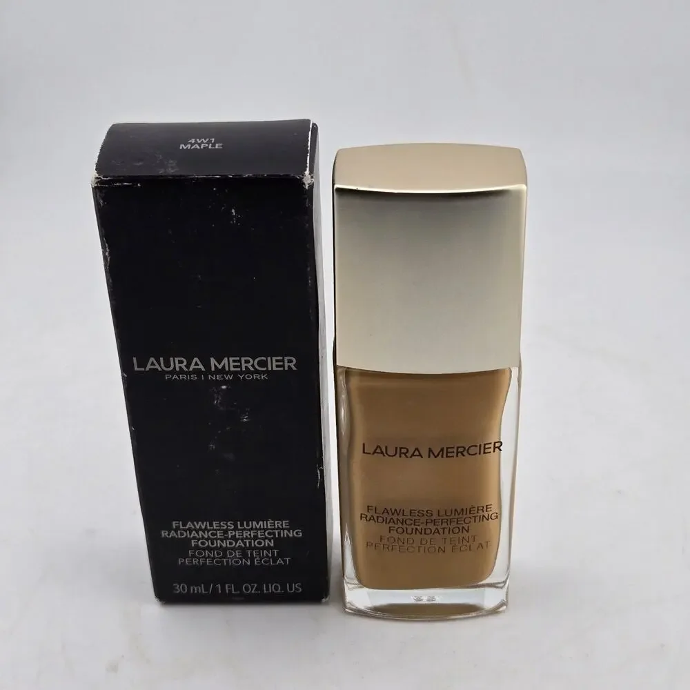 Laura Mercier Flawless Lumiere Radiance Perfecting Foundation 4W1 Maple New